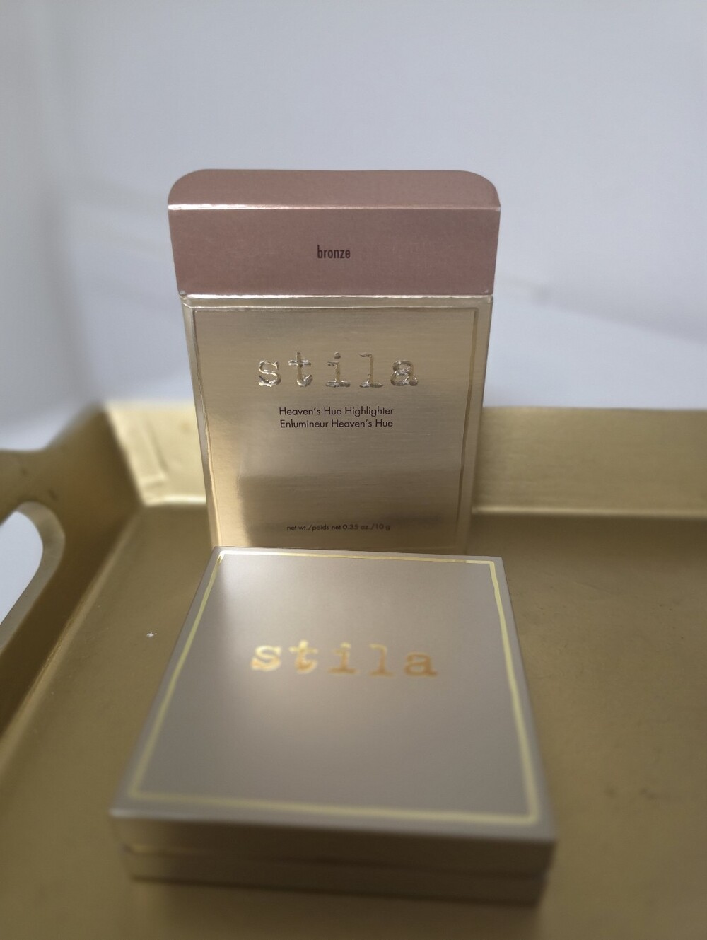 Stila Bronze & Gold Compact Highlighter Duo